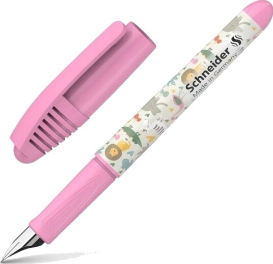 Schneider Schneider Zippi Funny Safari Fyllepenn, M, Rosa Schneider Schneider Zippi Funny Safari Fyllepenn, M, Rosa
