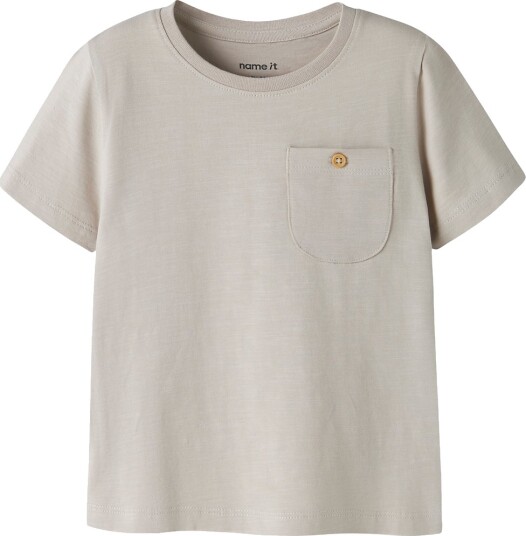 Name It T skjorte NmmHugo Chateau Gray Name It 1 år (80) T skjorte Beige