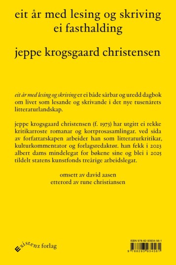 Eit år med lesing og skriving Eit år med lesing og skriving