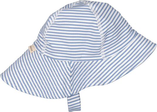MarMar Swimwear Alba Splash Long Seersucker Dark Sky Stripe (40 42 cm)