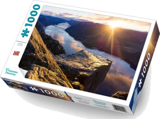 Trefl Puslespill Preikestolen i Soloppgang 1000 brikker Trefl Puslespill Preikestolen i Soloppgang 1000 brikker