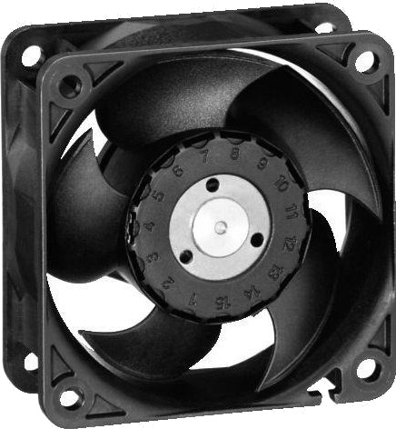 Ebm-Papst 622L Vifte 6cm 3200 Rpm 21 M³/T Sort