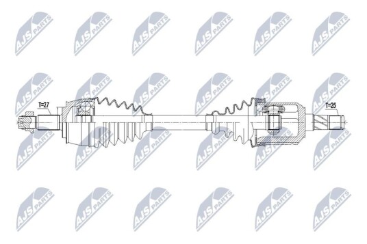 Nty Drivaksel NTY NPW FT 085 Nty Drivaksel NTY NPW FT 085