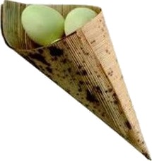 Kræmmerhus Ø70x130 Mm Bambus,10 Ps X 100 Stk/Krt