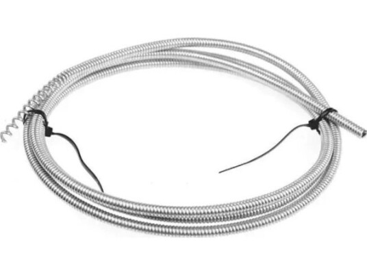 Dedra Spiral For Unblocking Pipes, Galvanized Channel 10Mmx1.5M Without A Handle