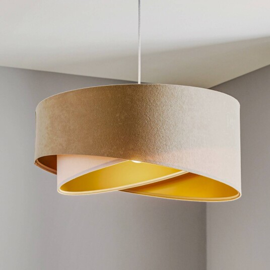 Maco Design Vivien pendellampe tricolour krem/hvit/gull