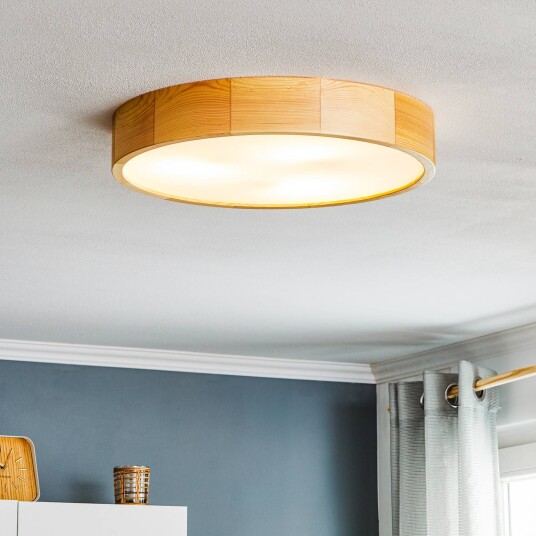 Envostar Kerio taklampe Ø 47 cm naturfuru