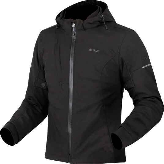 LS2 Bolton Softshell MC-Jakke Svart XL LS2 Bolton Softshell MC-Jakke Svart XL