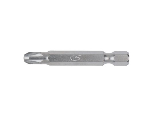 Ks Tools 911.3349, Pozidriv, Nickel, Din 3126, Iso 1173 - E 6,3, 50 Mm, 12 G, 25,4 / 4 Mm (1 / 4")
