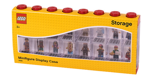 Room Copenhagen LEGO Rød Minifigur Utstillingsmonter for 16 Figurer Room Copenhagen LEGO Rød Minifigur Utstillingsmonter for 16 Figurer