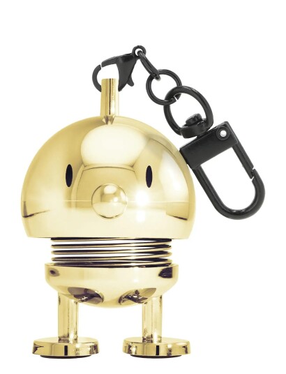 Hoptimist Hoptimist Bag Charm Gold - Gold - 4X3.4X5.9CM x 4