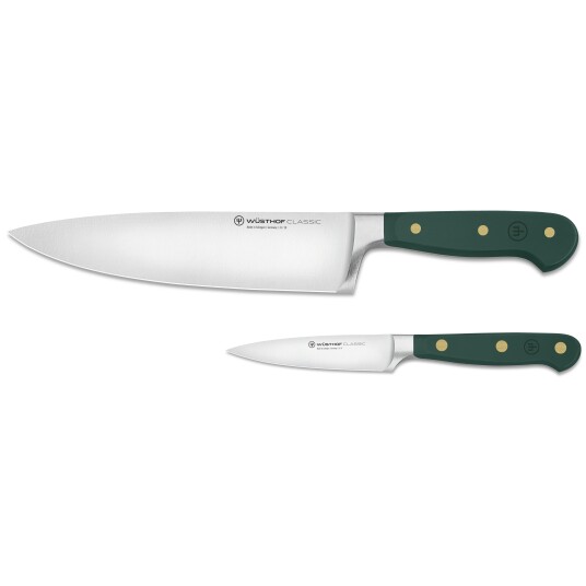 Wüsthof Classic Colour Startsett Med 2 Kniver Fresh Rosmary Wüsthof Classic Colour Startsett Med 2 Kniver Fresh Rosmary