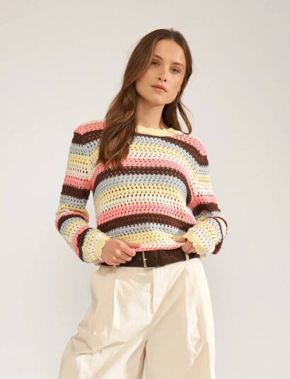 Nümph Numolina Pullover Multi/patterned M Nümph Numolina Pullover Multi/patterned M