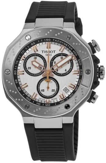 Tissot Herreklokke T141.417.17.011.00 T Sport Hvit/Gummi Ø45 mm