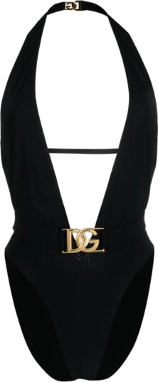 Dolce & Gabbana Dame Svømmetøy Svart XL,