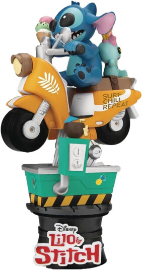 Lilo & Stitch  DStage  Stitch Coin Ride 6" Statue