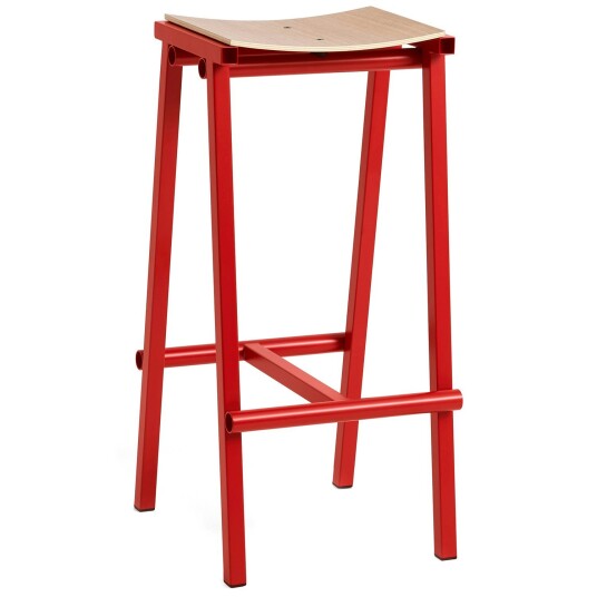 Hay Taburete 8 Barstol 75 cm Signal Red Hay Taburete 8 Barstol 75 cm Signal Red