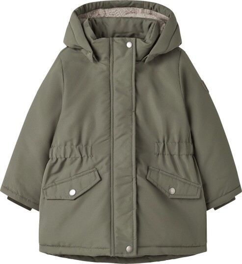 Name It Nmfmarlow Parka Jacket Tb DUSTY OLIVE 122
