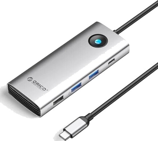ORICO PW11 8-i-1 USB-C 3x USB-A USB-C 3.0 HDMI 4K VGA Gigabit Ethernet PD 100 W sølv PW11-8PC-SV-EP ORICO PW11 8-i-1 USB-C 3x USB-A USB-C 3.0 HDMI 4K VGA Gigabit Ethernet PD 100 W sølv PW11-8PC-SV-EP