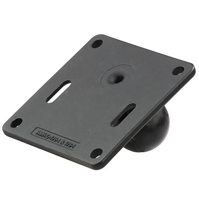 RAM MOUNT 75x75mm VESA Plate with Ball 1,5'' Rubber Ball / 3,625'' Plate