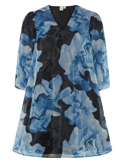 YAS Yasromina Ls Dress  - Show - Blue - XS