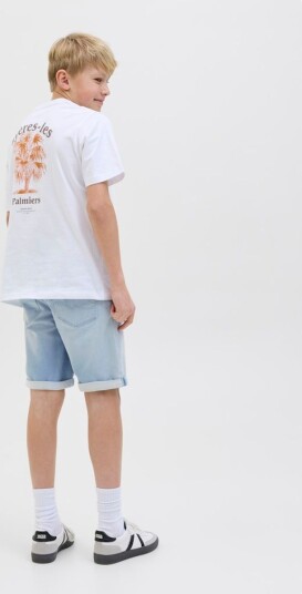 Jack & Jones Jornorrebro Emb Tee Ss Cn Noos Jnr Navy 140