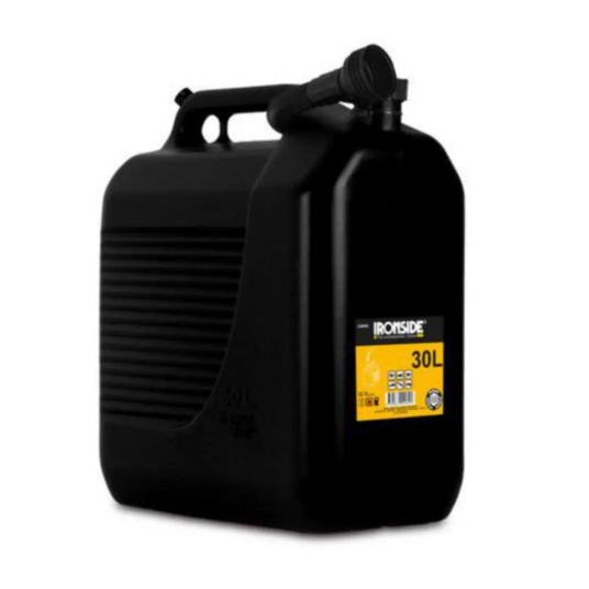 Ironside Bensinkanne 30L HDPE Svart