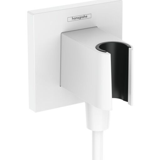 Hansgrohe FixFit E slangeuttak, matt hvit Hansgrohe FixFit E slangeuttak, matt hvit