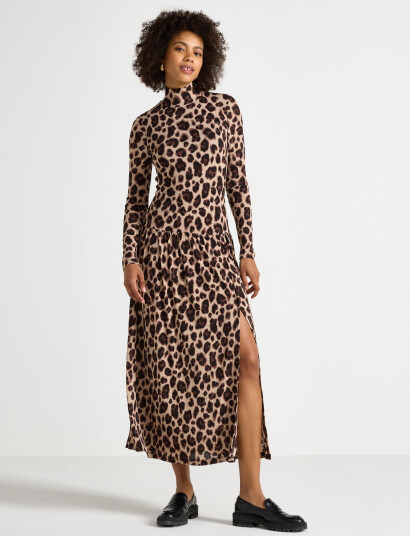 Lindex Dress Noha - Beige - XL