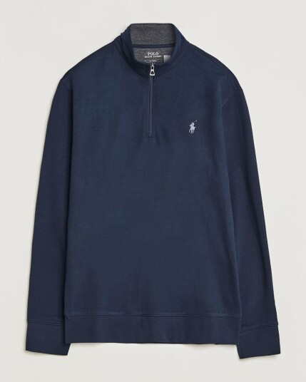 Polo Ralph Lauren Tech Double Knit Half Zip Aviator Navy