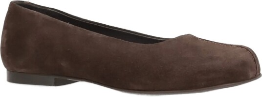 phenumb copenhagen Whisbare Ballerina Suede Shoes   BROWN DARK   39