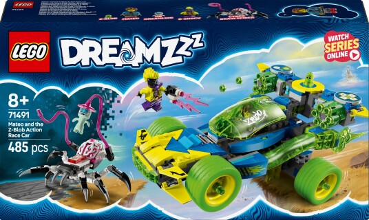 LEGO DREAMZzz 71491 Action med Mateo Z-Blob og racerbil