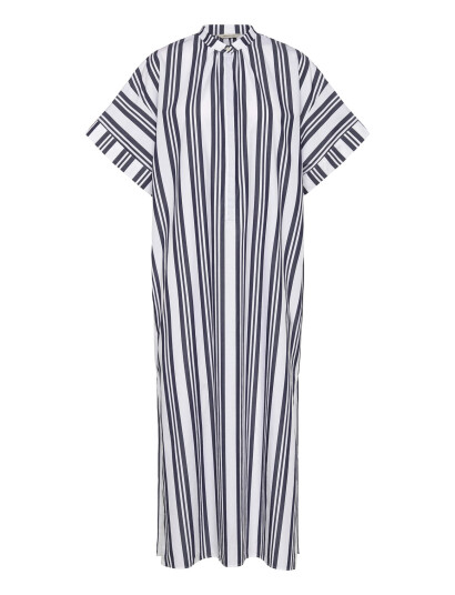 GANT Os Striped Caftan Dress - White - 42