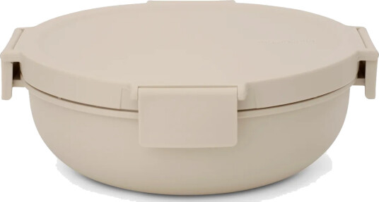 Brabantia Make & Take salatskål 1,3 L Soft Beige Brabantia Make & Take salatskål 1,3 L Soft Beige