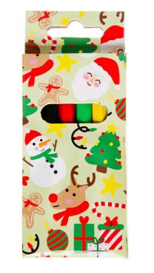 LG-Imports Crayons Christmas 6pcs.