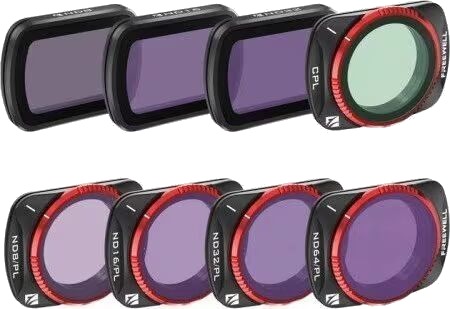 Freewell DJI Osmo Pocket 3 All Day Set of 8 Filters Freewell DJI Osmo Pocket 3 All Day Set of 8 Filters