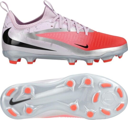 Nike Phantom 6 Academy Low Cut MG Alexia Putellas Personal Edition   Rød/Svart Barn   Multi Ground (MG) størrelse 33