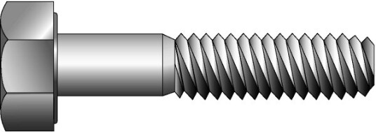 SEKSKANTSKRUE M12X70 FZB A50 SEKSKANTSKRUE M12X70 FZB A50