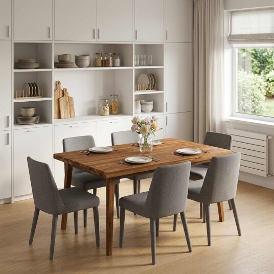 vidaXL Rektangulær Bordplate 90 x 90 x 3,2 cm Torget Solid akasietre