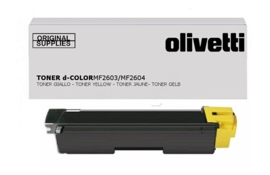 Olivetti TK 590 Y - yellow - original - toner cartridge - Laser toner Yellow Olivetti TK 590 Y - yellow - original - toner cartridge - Laser toner Yellow