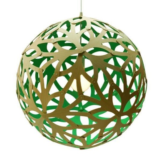 David Trubridge Floral Ø100 Aqua Taklampe David Trubridge Floral Ø100 Aqua Taklampe