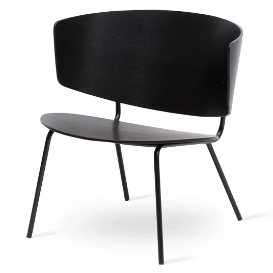 Ferm Living Herman Lounge Stol   Black