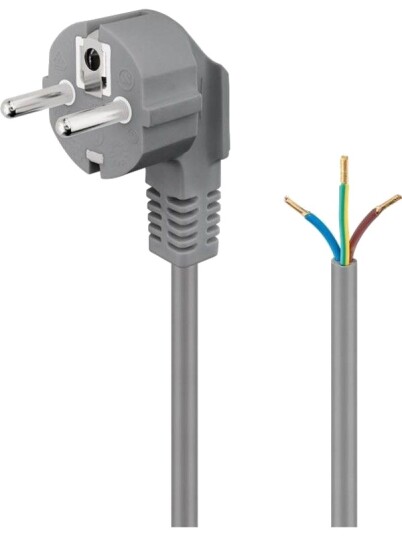 Pro Angle Power cable for confectionery 1.5 m grey