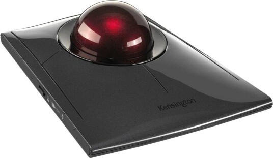 Kensington SlimBlade Trådløs Trackball Mus med Ergonomisk Design - Sort/Rød Kensington SlimBlade Trådløs Trackball Mus med Ergonomisk Design - Sort/Rød