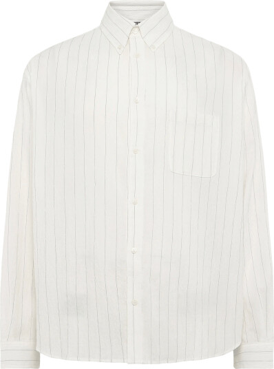 Weekday Structured Long Sleeve Shirt White S
