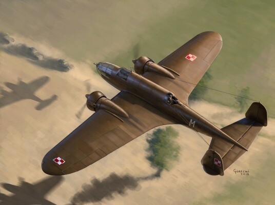 IBG PZL.37B Polsk mellomtung bombefly byggesett 1:72