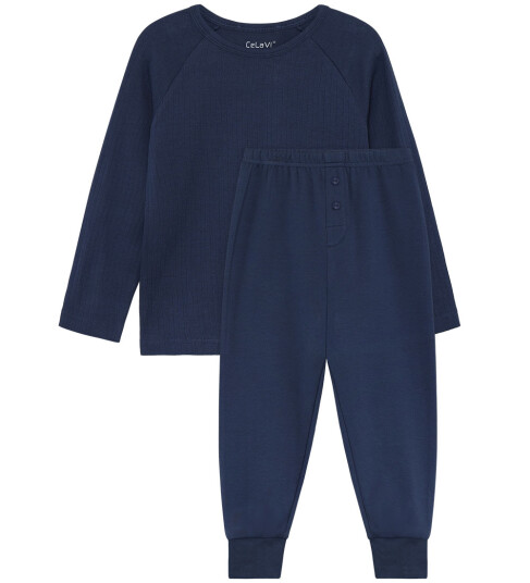 CeLaVi Pyjama Set Ls Navy 80
