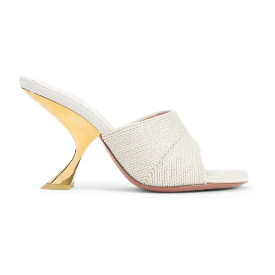 Amina Muaddi Dame Sko Beige 39 EU, Amina Muaddi Dame Sko Beige 39 EU,