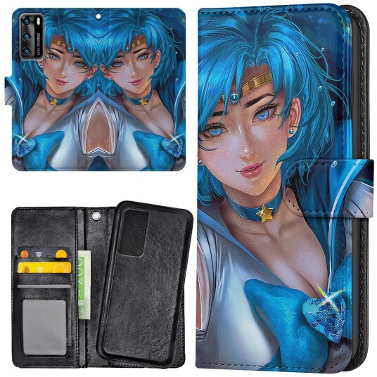 Generic Huawei P40 - Lommebok Deksel Anime