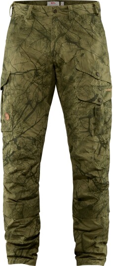 Fjellreven Men's Barents Pro Hunting Trousers Greencamo/Deepforest Green Camo-Deep Forest 50
